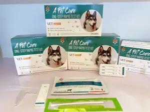 عدة اختبار الكلب البيطري ELISA بسعر المصنع كيس اختبار CDV+CPV Ag للباروفيروس عينات مجانية