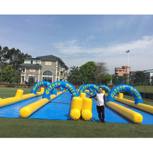 Tobogán de agua inflable, tobogán grande de la ciudad, 1000 pies, venta al por mayor - Product Image 1