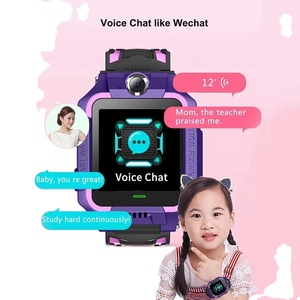 Reloj inteligente para niños con GPS, Bluetooth, pantalla táctil, rastreador de frecuencia cardíaca, IPX7, banda de silicona resistente al agua, forma rectangular - Product Image 3