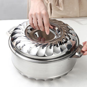 Juego de Recipientes para Alimentos de Acero Inoxidable de 1/2/3/5L con Tapa, Juego de Ollas Térmicas Redondas UA, Contenedor de Almacenamiento de Alimentos, Recipiente Térmico Grande - Product Image 4