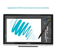 Tablette d'Écran LCD 21,5 Pouces avec Stylet Électromagnétique pour Signature, Dessin et Écriture