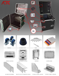 Étuis de transport pour amplificateur de contrôleur DJ de luxe, durables, écologiques, grande capacité, fermeture à glissière, 12u - Product Image 6