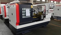 Tour CNC horizontal économique à broche unique robuste CK6140 avec commande GSK, 8 tours de commande, machine à banc plat