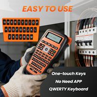 Mesin Pembuat Label Kabel E1000 Pro Mesin Pelabelan Kabel Printer Mini Portabel Printer Transfer Industri Tahan Air Tahan Panas