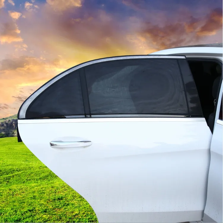 2Pcs/Lot Car Window Covers Side Window Coverings Visor Shade Mesh Shield Sunshade Visor Net Mosquito Repellent Uv Protection