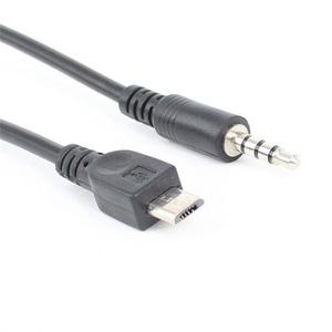 40cm Micro <span class=keywords><strong>USB</strong></span> 2.0 a 3.5mm <span class=keywords><strong>AUX</strong></span> Car Jack cavo Audio <span class=keywords><strong>USB</strong></span> cavo per telefono cellulare cavo dati per Xiaomi per telefono cellulare - Product Image 1