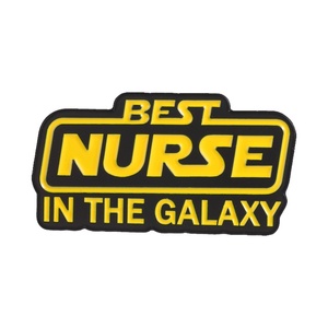 Pin de esmalte 'Mejor Enfermera de la Galaxia' con inspiración de <span class=keywords><strong>película</strong></span> de ciencia ficción retro, broche para el personal médico, insignia para mochila y solapa, regalos de joyería - Product Image 2