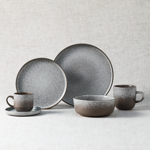 Juego de <span class=keywords><strong>Vajilla</strong></span> de Porcelana de Gran Capacidad con Diseño Escénico, Tazas de Café Duraderas, Caja de Regalo - <span class=keywords><strong>Vajilla</strong></span> Premium - Product Image 1