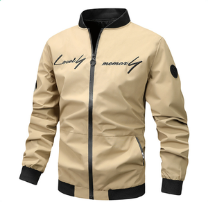 Chaqueta de Forro Polar Vintage para Hombre, Casual, Suelta, de Manga Larga, Sólida, Cortavientos, de Secado Rápido, Servicio OEM, Logotipo Frontal, Venta al por Mayor - Product Image 1