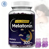 Gummies de Mélatonine Végétaliennes OEM Halal Naturelles pour la Relaxation et l'Aide au Sommeil 10mg 20mg 60mg