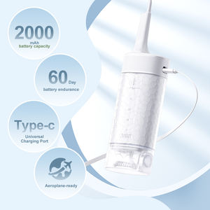 2025 populaire eau Flosser réservoir stérilisation IPX7 USB-C détachable doux dents gomme amical impulsion Jet d'eau pour accolades porteurs - Product Image 2