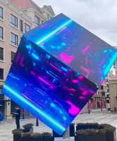 Schermo a cubo a LED a forma speciale con schermo a cubo a LED a forma di Rubik multi-lato con funzione di rotazione personalizzabile