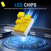 Ampoule de phare de moto DC 12V~80V H4 H6 P15D BA20D CSP 3570 LED Chip 1560lm Blanc Jaune Double Couleur Feux de Croisement et de Route Moto