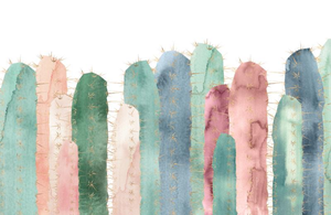 Papel Tapiz Impermeable con Diseño de Pintura al Óleo Personalizada, Mural de Pared con <span class=keywords><strong>Cactus</strong></span> Urbanos Frescos para Dormitorio y Comedor, Decoración del Hogar - Product Image 3