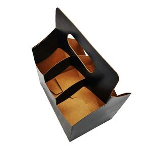 Porte-bouteilles de bière en papier kraft écologique, lot de 6, emballage cadeau recyclable pour bouteilles de soda et de bière artisanale en verre - Product Image 5