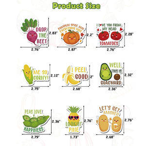 Best-Selling 7*7cm Creative Fruit Vegetable Refrigerator <b>Magnet</b> Waterproof Age-Resistant Magnetic Promotional <b>Fridge</b> <b>Magnets</b> - Product Image 5