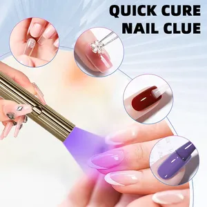 Mini UV LED Nail Dryers 3W Portable Quick Nail Drying <b>Lamp</b> USB Rechargeable Mini Flashlight Pen For Nail Gel Curing Salon Tools - Product Image 6