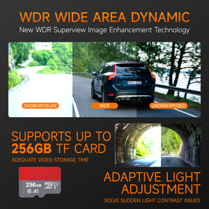 <span class=keywords><strong>2025</strong></span> mới nhất ống kính kép <span class=keywords><strong>Car</strong></span> DVR Dash máy ảnh 4K + 1080p GPS Wifi xe hộp đen với cao G-Sensor WDR phía trước phía sau Dashcam cho xe - Product Image 6