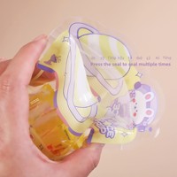 Sachet d'emballage alimentaire scellé sous pression en CPP motif Ours de dessin animé Modèle D201 Petit Transparent pour Aliments pour Bébés et Chewing-gums