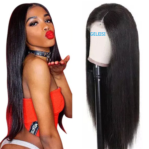 Pure Handmade Natural Virgin Unprocessed Mink Brazilian Straight Human Hair Hd Lace <strong>Front</strong> <strong>Wigs</strong> With Baby Hair for Black Women - Product Image 1