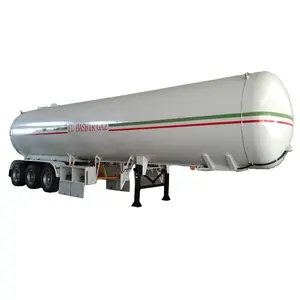 60m3 Lpg Gas Tank Truck Oplegger 30Ton Lpg Tank Oplegger Lpg Tank Trailer