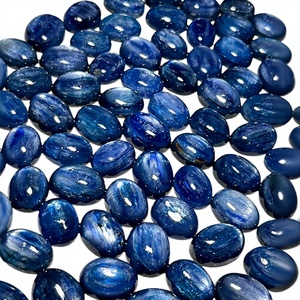 พลอยไคยาไนต์สีน้ำเงินธรรมชาติ FAIJAN GEMS รุ่นขายดีประจำปี 2026 แบบคาโบชอง รูปทรงต่างๆ สำหรับทำเครื่องประดับ หินบำบัด รับประกันโดยบุคคลที่สาม - Product Image 1