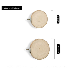 Gimnasio de Lujo para Loros, de Madera, Grande, Premium, con Múltiples Niveles, Tipo Villa, con Comederos - Product Image 2