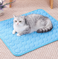 Tapis de refroidissement pour animaux de compagnie pour coussin de canapé d'été avec coussin de lit à sensation de froid, coussin de gel de refroidissement respirant pour chiens chats animaux de compagnie