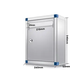 Наружная Водонепроницаемая коробка для посылок OEM, металлический почтовый ящик, коробка для доставки посылок