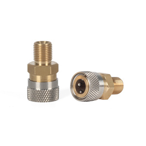 Universal 8mm <b>Quick</b> Connect Female M10x1 1/8Bsp Stainless Steel High Pressure Air Coupler For Pneumatic Hose 0-40Mpa - Product Image 1