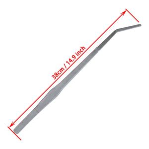 38Cm <span class=keywords><strong>15</strong></span> Inch <span class=keywords><strong>Aquarium</strong></span> Pincet Reptiel Roestvrijstalen Rechte En Gebogen Lange Tweezer Voor <span class=keywords><strong>Aquarium</strong></span> - Product Image 3