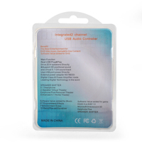 Externer 5.1 USB 3D-Soundkartenadapter mit USB2.0/3.5-Anschluss für Laptops ohne 3,5-mm-Buchsen