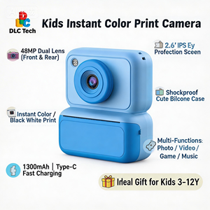 <span class=keywords><strong>Appareil</strong></span> <span class=keywords><strong>photo</strong></span> instantané <span class=keywords><strong>Polaroid</strong></span> pour enfants DLC <span class=keywords><strong>avec</strong></span> écran IPS de 2,4 pouces, vidéo Full HD pour une utilisation facile, comme cadeau pour enfants - Product Image 5