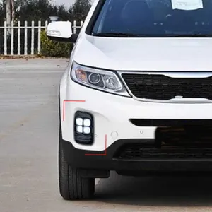 For KIA Sorento 2013 2014 Car DRL Daytime Running Light LED Daylight Waterproof 12v fog lamp car Styling lights