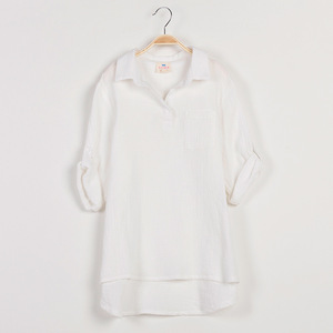 Chemise hawaïenne décontractée pour filles, nouvelle conception OEM personnalisée, collection 2017, pour enfants d'âge moyen - Product Image 4