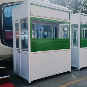 Food Truck Cuisine Mobile 4 Roues Acier Inoxydable Espace de Préparation Extérieur Alimentation Intégrée Montage Facile - Product Image 1