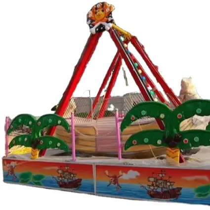 Mini navio pirata para crianças, equipamento do parque de diversões