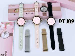 Reloj Inteligente AMOLED <span class=keywords><strong>DT109</strong></span> para Mujer, Llamadas Bluetooth, Monitor de Actividad Física con Monitor de Frecuencia Cardíaca/Sueño, Correa Reemplazable - Product Image 3