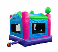 Château gonflable papillon coloré commercial pour enfants, idéal pour la location événementielle