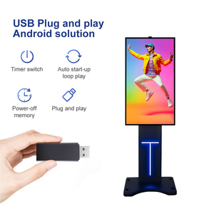 55 inch cửa sổ phải đối mặt với hiển thị <span class=keywords><strong>LCD</strong></span> màn hình quảng cáo kỹ thuật số biển <span class=keywords><strong>LCD</strong></span> với ánh sáng tự động chức năng cảm biến - Product Image 5