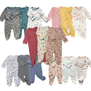 Ropa de bebé de verano de alta gama 2025, ropa usada de bebé de 0 a 3 meses, mono de punto para bebé con lazos cruzados, ¡gran venta! - Product Image 3