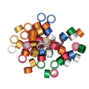 7.5mm KLEURRIJKE Straight aluminium duif <span class=keywords><strong>ring</strong></span> voor vogels, zoals duiven/canaries riem/papegaaien/jade vogels - Product Image 1