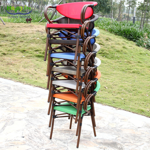 Ensemble <span class=keywords><strong>de</strong></span> chaises <span class=keywords><strong>en</strong></span> maille Teslin colorées, design moderne, durables, pour l'extérieur, café, bistrot, restaurants, <span class=keywords><strong>chaise</strong></span> avec cadre <span class=keywords><strong>en</strong></span> <span class=keywords><strong>aluminium</strong></span> - Product Image 5