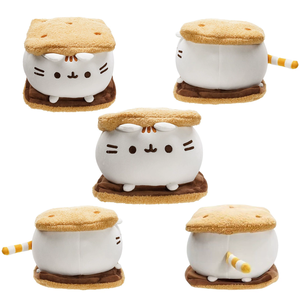 Peluche chat bouffon gris, modèle sandwich, biscuit, crème glacée, beignet, pizza, hamburger, vente en gros - Product Image 4