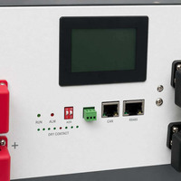 Batterie domestique intelligente 16 kWh 48 V LiFePO4 (phosphate de fer et de lithium) à cycle profond, grade A, empilable, avec BMS intelligent et application Bluetooth, IP65