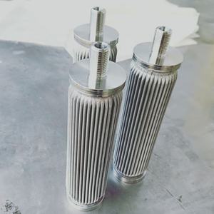 Cartucho de filtro plisado de malla de acero inoxidable 316 de 10 20 pulgadas y 5 micras filtro lavable para eliminar las partículas en el <span class=keywords><strong>vino</strong></span> <span class=keywords><strong>dulce</strong></span> - Product Image 5