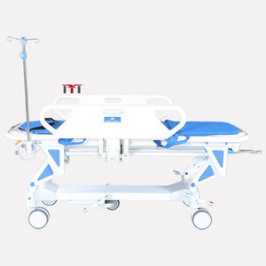 เตียงรถเข็นสำหรับผู้ป่วยขนส่งฉุกเฉินโรงพยาบาลทางการแพทย์ - Product Image 1