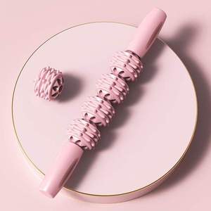 Rodillo Masajeador Muscular Relajante, Accesorio de Fitness Multiusos, Palo de Yoga y Masaje, Reduce el Dolor Post-Entrenamiento, <span class=keywords><strong>Pilates</strong></span> <span class=keywords><strong>Reformer</strong></span> - Product Image 6