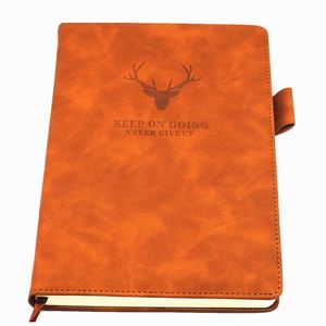 Cuaderno de Negocios A5 al por Mayor, Tapa Dura de Cuero PU Grueso, con Impresión de Logotipo Personalizado, 100 Hojas, Alta Calidad - Product Image 2