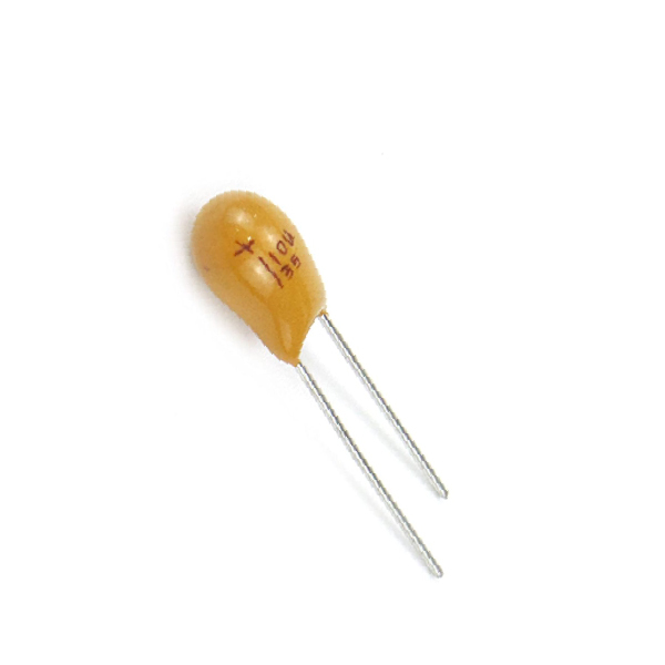 10uF 35V In-line Tantalum Capacitor Resin Impregnated Solid Bead Tantalum Capacitor